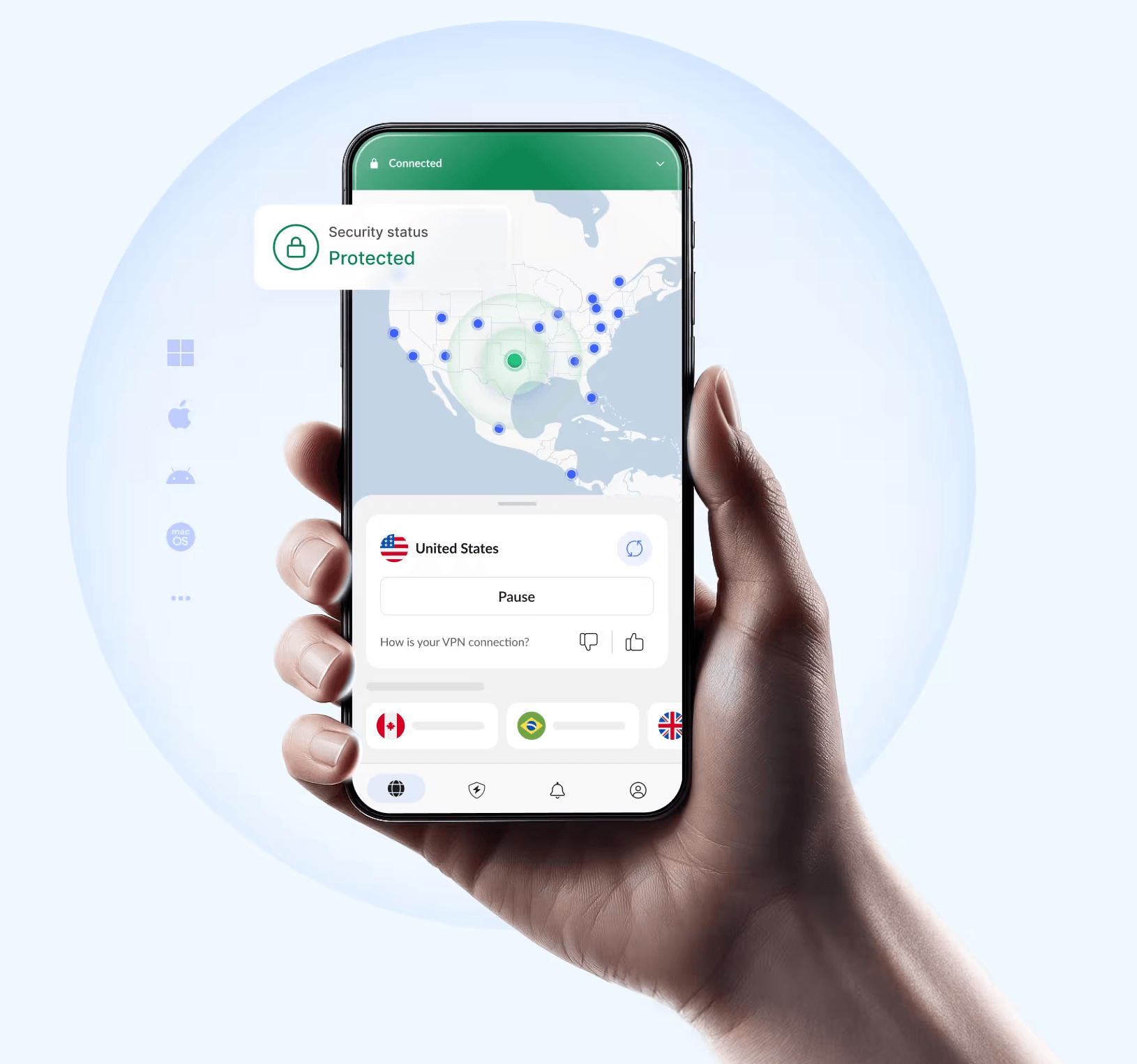 Nord VPN homepage